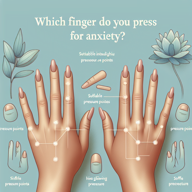 Guía de acupresión para la ansiedad.