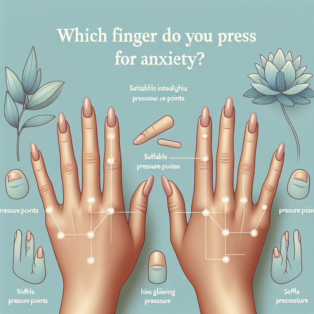Guía de acupresión para la ansiedad.