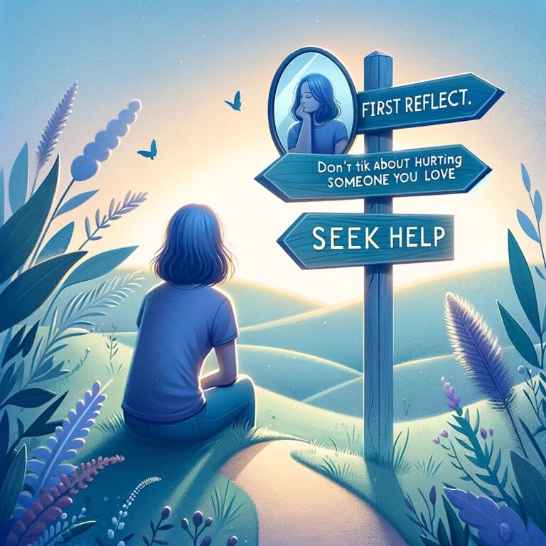 Ilustración reflexiva sobre buscar ayuda emocional