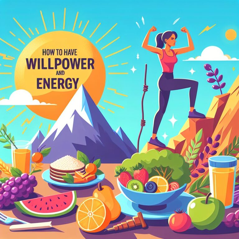 Ilustración sobre fuerza de voluntad y energía.